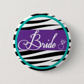 Bride om in te draaien ronde button 5,7 cm (Voorkant)