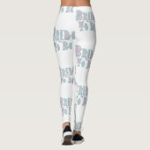 Bride om  kleuren te zijn leggings (Achterkant)