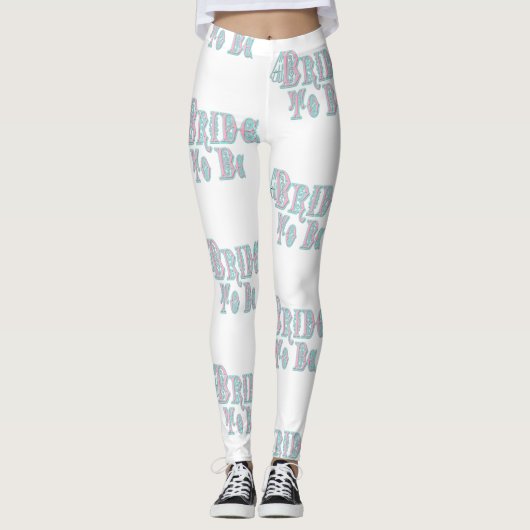 Bride om  kleuren te zijn leggings (Voorkant)