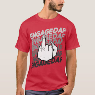 Bride om mee te doen aan AF Wedding Ring Future Mr T-shirt