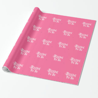 Bride om met Veil, Fancy wit type te zijn Cadeaupapier