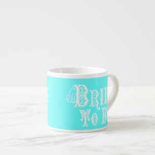 Bride om met Veil, Fancy wit type te zijn Espresso Kop