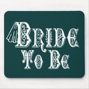 Bride om met Veil, Fancy wit type te zijn Muismat