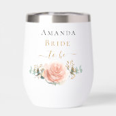 Bride om roos goudflorale eucalyptusgroen te worde (Achterkant)