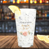 Bride om roos goudflorale eucalyptusgroen te worde glas