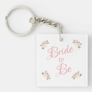 Bride om Roze Waterverf van het Manuscript van Flo Sleutelhanger