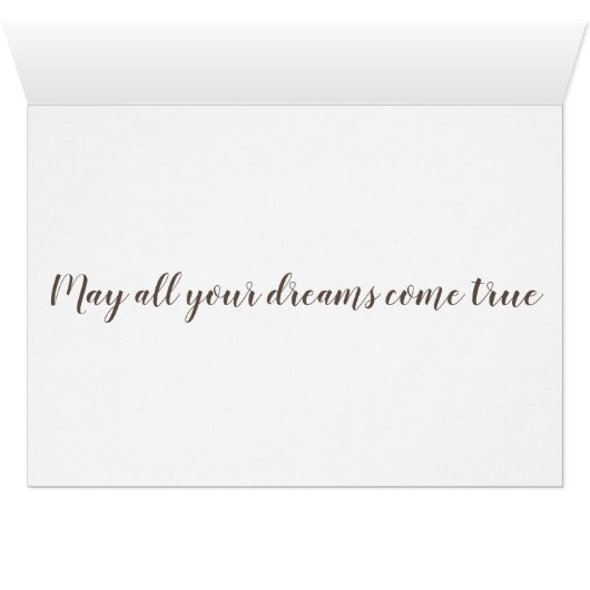 **BRIDE OM** TE ZIJN WAARSCHUWT U VANDAAG MET VERL (Binenzijde Horizontaal (Onderkant))