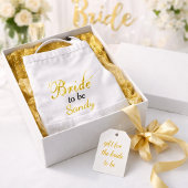 Bride om Vrijgezellenfeest Cadeauidee te zijn Standaard Schort