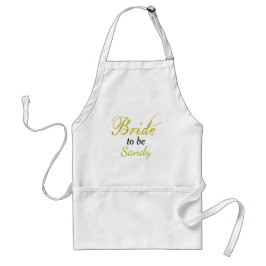 Bride om Vrijgezellenfeest Cadeauidee te zijn Standaard Schort