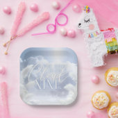 Bride On Cloud Nine 9 Wit Pampas Vrijgezellenfeest Papieren Bordje (Feest)