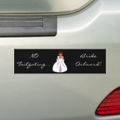 "Bride Onboard"-Bumpersticker —  Bumpersticker (Op auto)