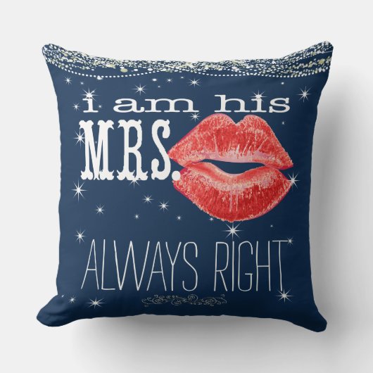 Bride onder de sterren Altijd rechtuit Kussen (Voorkant)