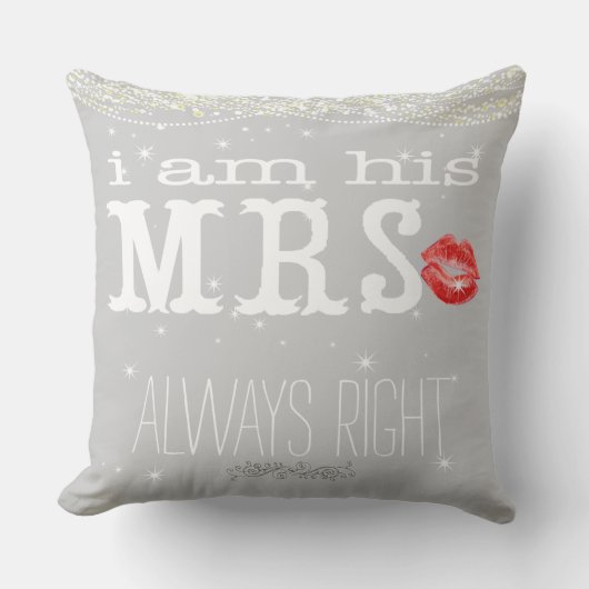 Bride onder de sterren Altijd rechtuit Kussen (Voorkant)