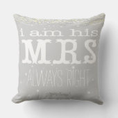 Bride onder de sterren Altijd rechtuit Kussen (Voorkant)