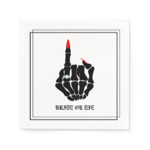 Bride or Die Bachelorette Party Napkins