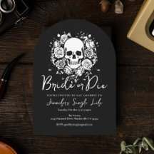 Bride or Die Bloemenschedel Meisjesuitje