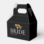 Bride or Die Luxe Favor Boxes – Bougie Bruiden Bedankdoosjes (Voorkant Zijde)