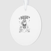 Bride Or Die Till Death Do Us Party Gothic Bachelo Ornament (voorkant)