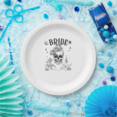 Bride Or Die Till Death Do Us Party Gothic Bachelo Papieren Bordje (Feest)