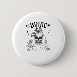 Bride Or Die Till Death Do Us Party Gothic Bachelo Ronde Button 5,7 Cm