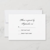 Bride over Boerderij Tractor Country Wedding RSVP  Kaartje (Achterkant)