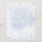 Bride over Cloud 9 Pastel Blue Girly Vrijgezellenf Kaart (Achterkant)