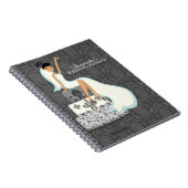 Bride over de bruiloft notitieboek (Rechterzijde)