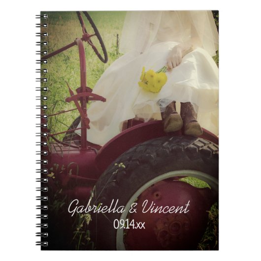 Bride over het Boerderij van het Rode trekkerland Notitieboek (Voorkant)