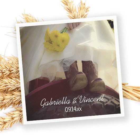 Bride over het Boerderij van het Rode trekkerland Servet