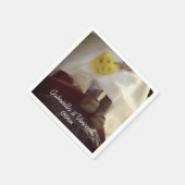 Bride over het Boerderij van het Rode trekkerland Servet (Hoek)