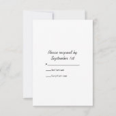 Bride over het Boerderij van Tractor Country Weddi RSVP Kaartje (Achterkant)