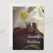 Bride over het Boerderij van Tractor Wedding Kaart (Voorkant)