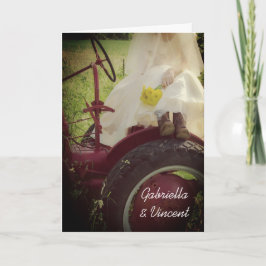 Bride over het Boerderij van trekkend land