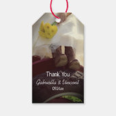 Bride over het Boerderij van trekkers van trekkend Cadeaulabel (Voorkant)