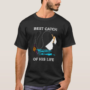 Bride over het Geviste Verloving en het huwelijk T-shirt