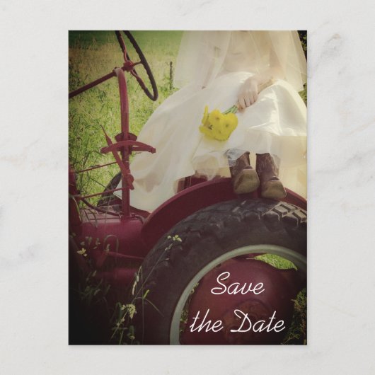 Bride over het Wuwen van het Land van de Trekker s Aankondigingskaart (Voorkant)