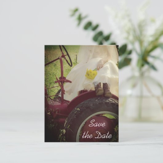 Bride over het Wuwen van het Land van de Trekker s Aankondigingskaart (Staand voorkant)