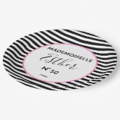 BRIDE Parisian Couwer Birthday Party Papieren Bordje (Gekanteld)