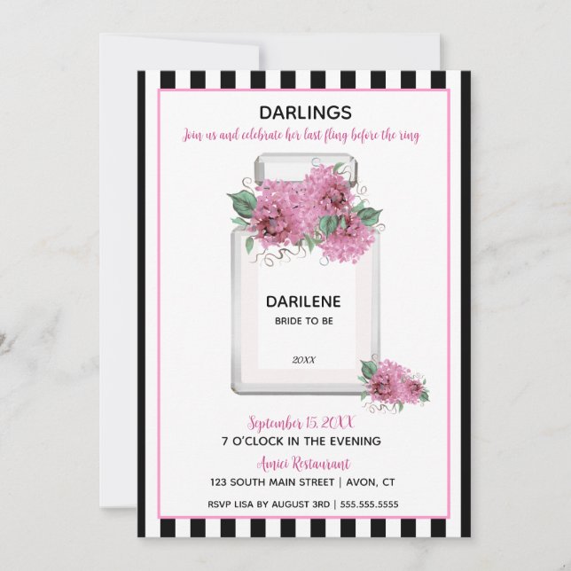 BRIDE Parisian Style Vrijgezellenfeest Party (Voorkant)