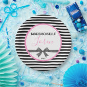 BRIDE Parisian Theme Couture Shower Papieren Bordje (Feest)