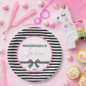 BRIDE Parisian Theme Couture Shower Papieren Bordje (Feest)