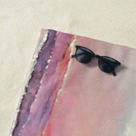 Bride Pastel Beach Sunset | Beach Towel Strandlaken