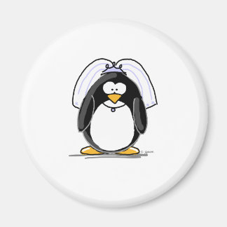 Bride Penguin Magneet