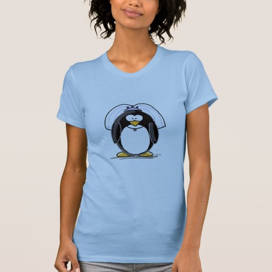 Bride Penguin T-shirt (Voorkant)