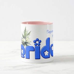 Bride Personalized Wedding Blue Mok