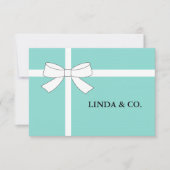 BRIDE Persoonlijke bridal Luncheon Shower Party Kaart (Voorkant)