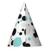 BRIDE Polka Dots Celebration Tiara Shower Feesthoedjes (Achterkant)