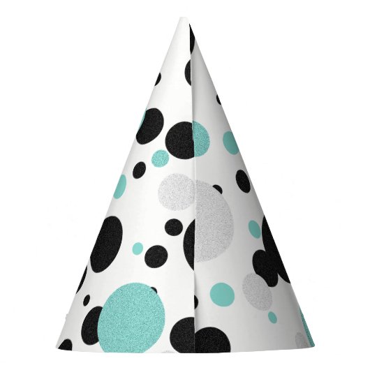 BRIDE Polka Dots Celebration Tiara Shower Feesthoedjes (Achterkant)