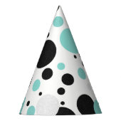 BRIDE Polka Dots Celebration Tiara Shower Feesthoedjes (Voorkant)