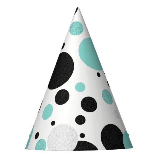 BRIDE Polka Dots Celebration Tiara Shower Feesthoedjes (Voorkant)